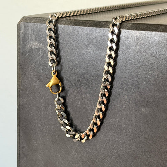 4 Cut Chain Necklace, 5mm