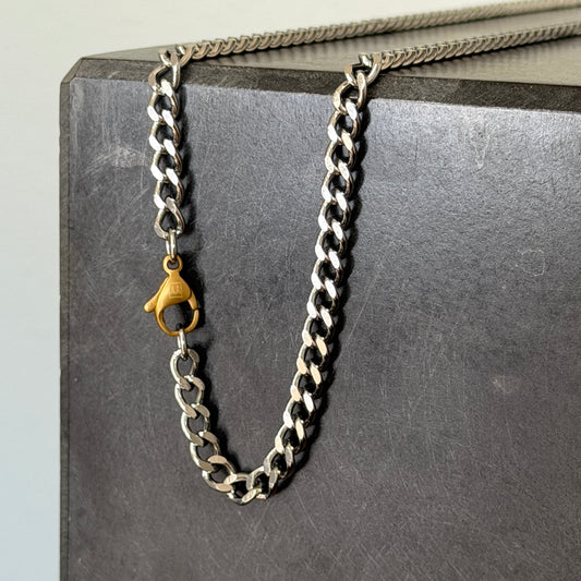 2 Cut Cuban Chain Necklace, 5.3mm