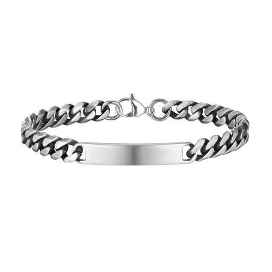 Name Tag Bracelet,  8.8mm