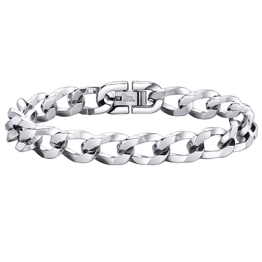 Twisted Chain Bracelet, Polished 10mm – Stainless Steel Jewelry – Chain Supplyy
