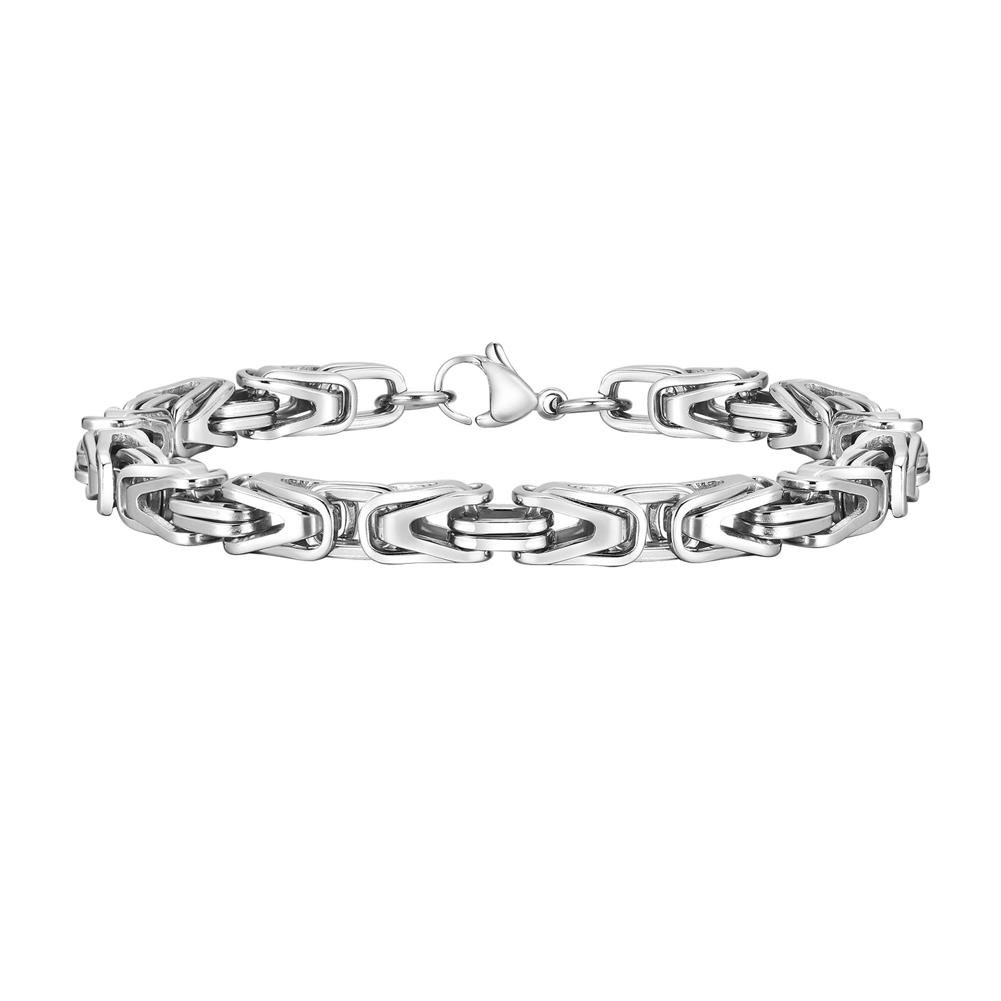 V Shape Box Chain Bracelet, 6.5mm – Stainless Steel Jewelry – Chain Supplyy