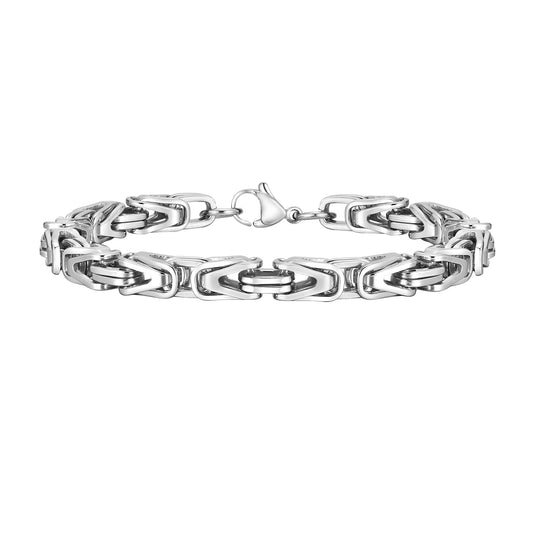 V Shape Box Chain Bracelet, 6.5mm – Stainless Steel Jewelry – Chain Supplyy