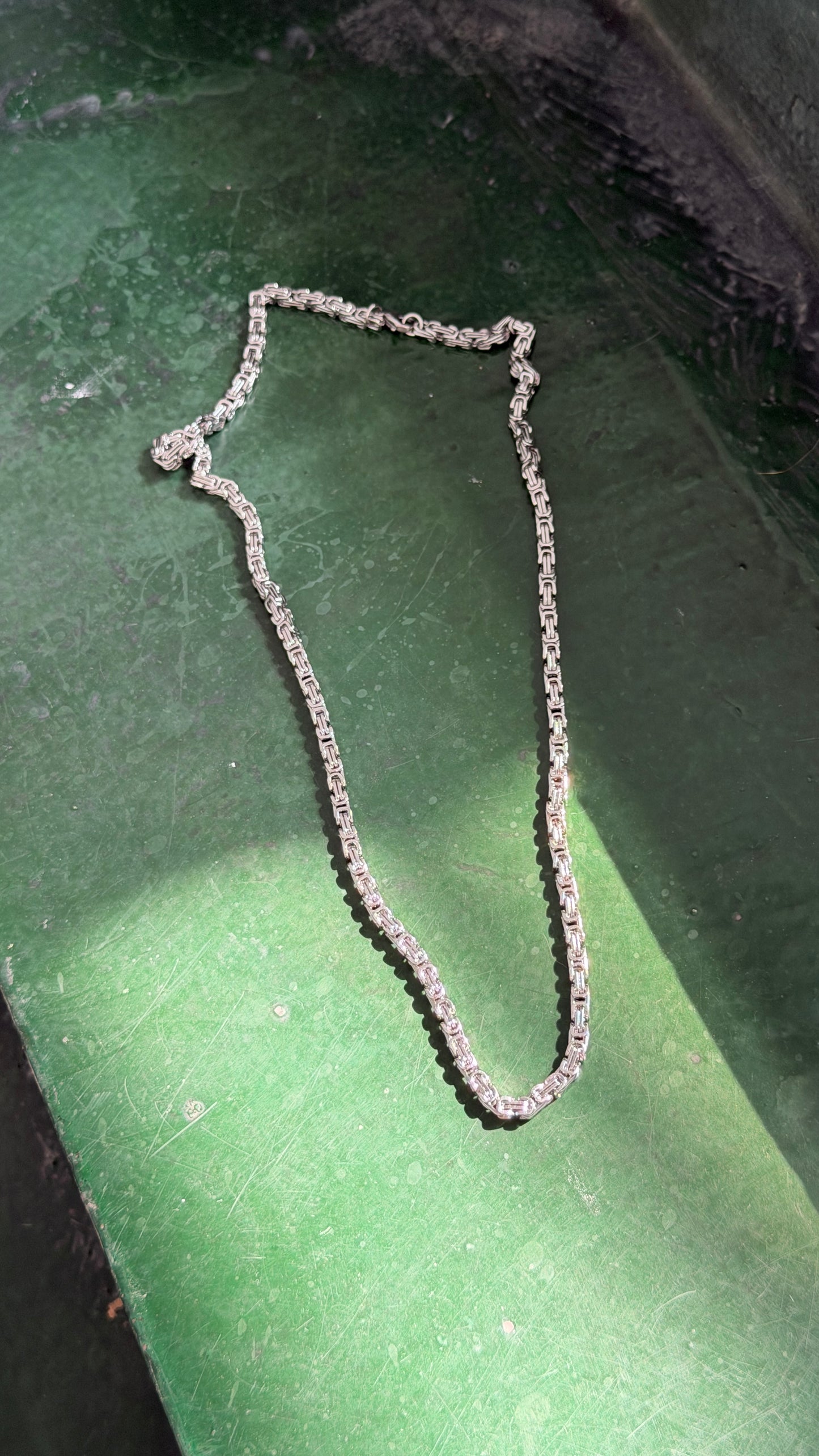Byzantine Link Chain Necklace, 60cm
