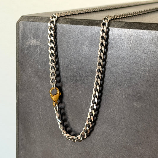 4 Cut Chain Necklace, 4mm