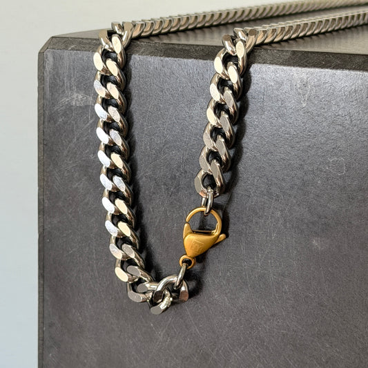 2 Cut Cuban Chain Necklace, 8.3MM