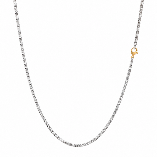 Double Chain Necklace, 3mm