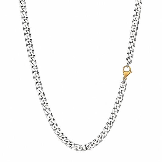 2 Cut Cuban Chain Necklace, 8.3MM