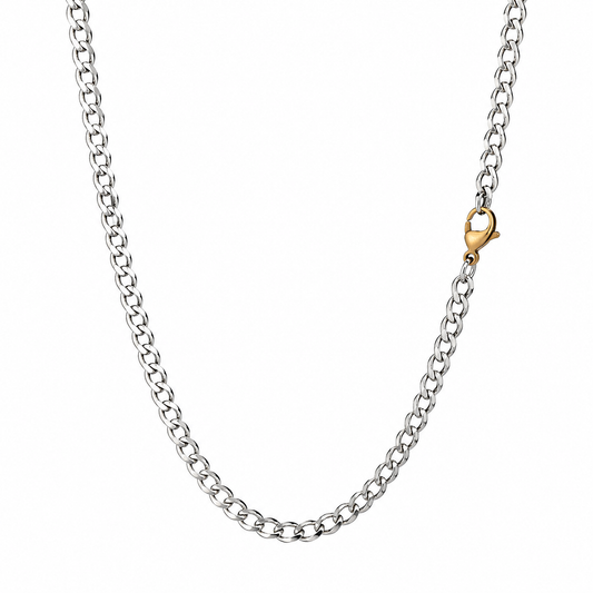 2 Cut Cuban Chain Necklace, 5.3mm
