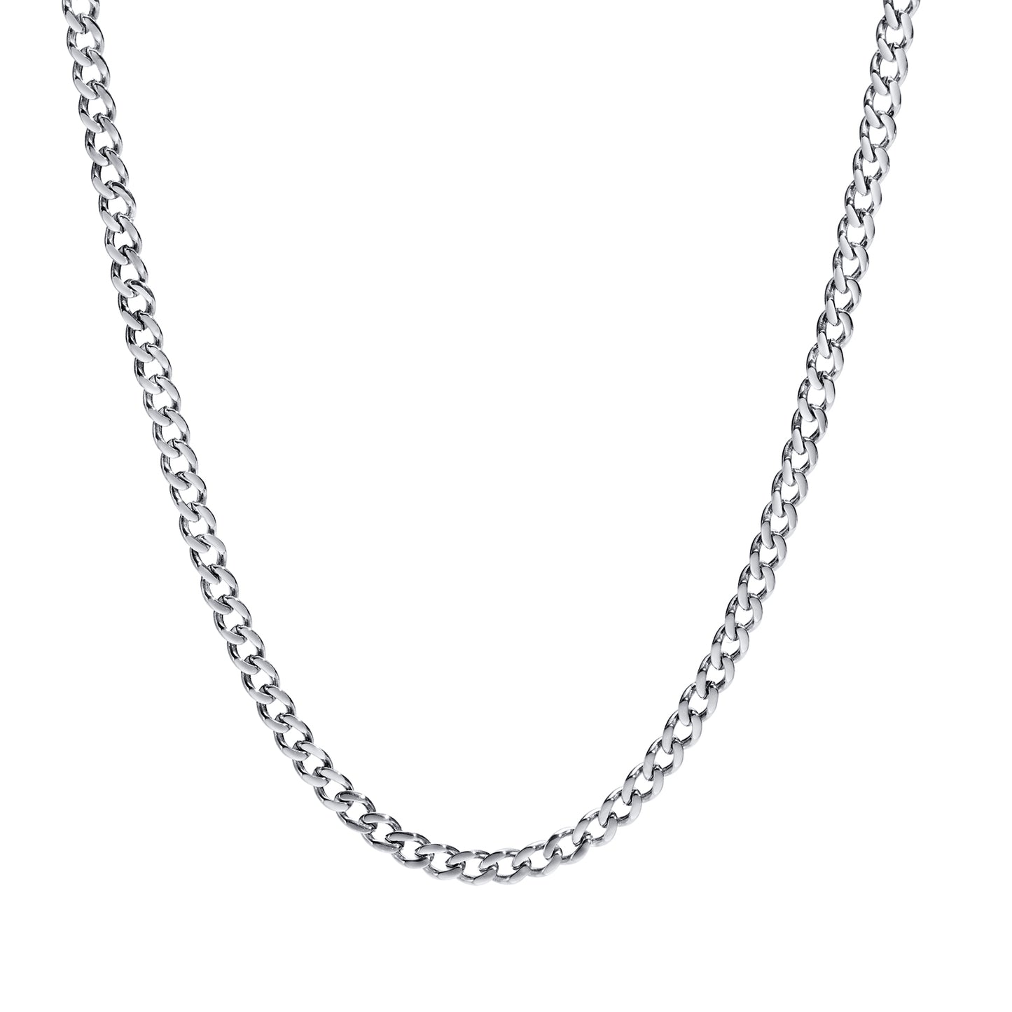3mm Classic Curb Chain Necklace