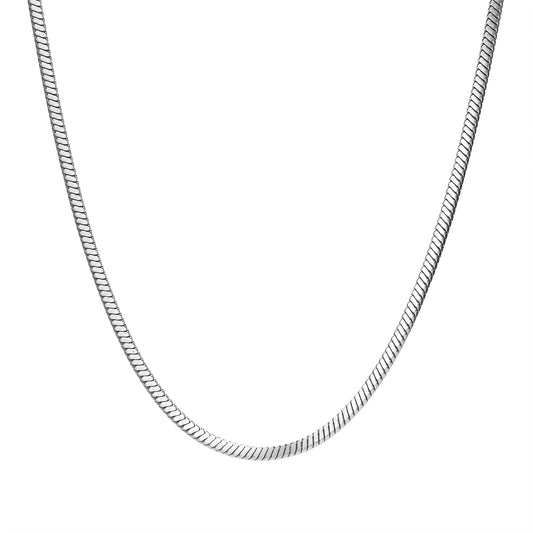 2mm Rounded Snake Chain Necklace